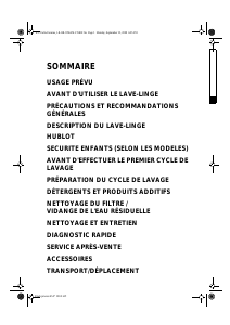 Mode d’emploi Whirlpool AWO/D 4312 Lave-linge