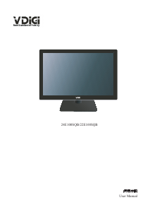 Manual VDigi 22E100SQB LCD Television