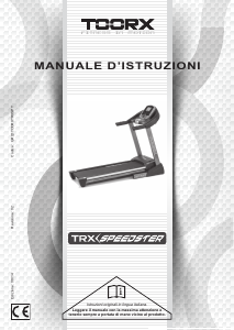 Manuale Toorx TRX Speedster Tapis roulant