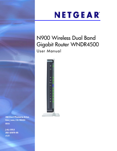 Manual Netgear WNDR4500 Router