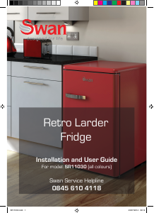 Handleiding Swan SR11030CN Koelkast