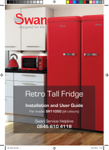 Manual Swan SR11050BN Refrigerator