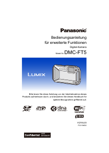 Bedienungsanleitung Panasonic DMC-FT5 Lumix Digitalkamera