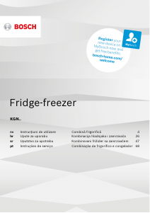 Manual Bosch KGN49XIDP Combina frigorifica