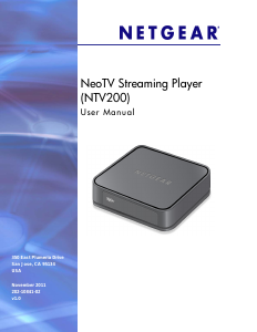 Manual Netgear NTV200 NeoTV Media Player