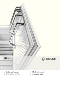 Mode d’emploi Bosch KGN56AW22N Réfrigérateur combiné