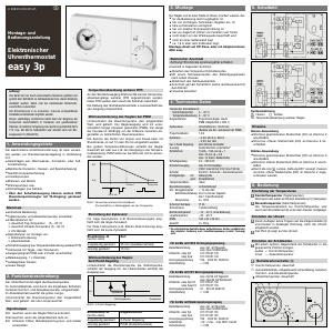 Manual Oventrop Easy 3P Thermostat