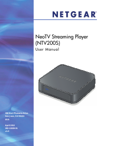 Manual Netgear NTV200S NeoTV Media Player