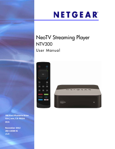 Manual Netgear NTV300 NeoTV Media Player