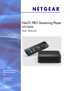 Handleiding Netgear NTV300S NeoTV PRO Mediaspeler