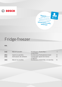 Manuál Bosch KIS87ADE0H Lednice s mrazákem