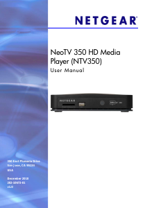 Manual Netgear NTV350 NeoTV Media Player