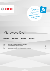 Instrukcja Bosch BEL523MS0 Kuchenka mikrofalowa