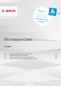 Instrukcja Bosch BEL550MB0 Kuchenka mikrofalowa