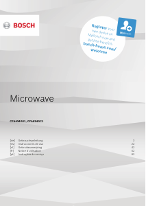 Bedienungsanleitung Bosch CFA634GS1 Mikrowelle