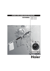 Manual Haier HWD80-1482-DF Washer-Dryer