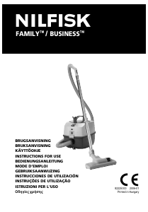 Manual Nilfisk Family Vacuum Cleaner