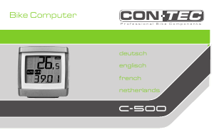 Manual Contec C-500 Cycling Computer