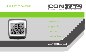 Bedienungsanleitung Contec C-900 Fahrradcomputer