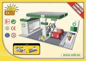 Handleiding Cobi set 1973 BP Benzinestation