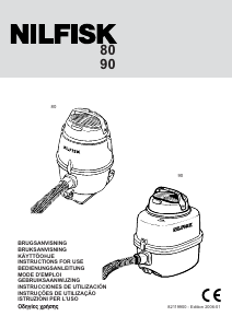 Manual de uso Nilfisk GM80 Aspirador