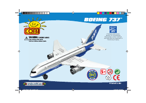 Manuale Cobi set 26200 Boeing 737