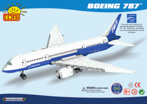 Mode d’emploi Cobi set 26700 Boeing 787 dreamliner