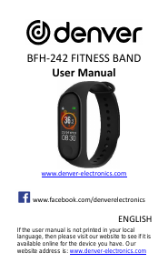 Handleiding Denver BFH-242 Activity tracker