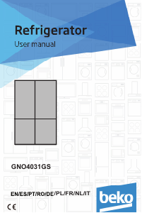 Manual BEKO GNO4031GS Combina frigorifica
