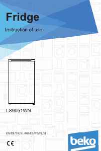 Instrukcja BEKO LS9051WN Lodówka