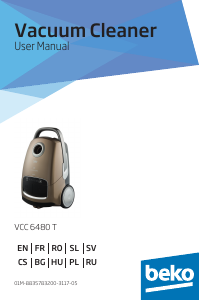 Manual BEKO VCC 6480 T Vacuum Cleaner