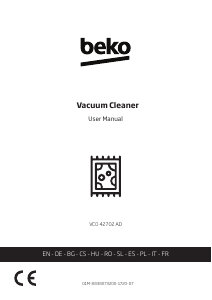 Mode d’emploi BEKO VCO 42702 AD Aspirateur