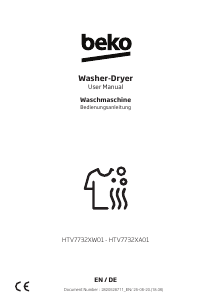 Manual BEKO HTV7732XA01 Washer-Dryer