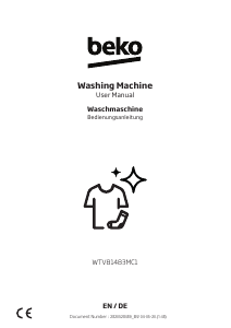 Bedienungsanleitung BEKO WTV81483MC1 Waschmaschine