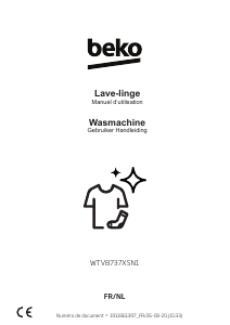 Mode d’emploi BEKO WTV8737XSN1 Lave-linge