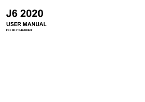 Manual BLU J6 2020 Mobile Phone