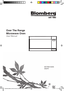 Mode d’emploi Blomberg BOTR30102SS Micro-onde