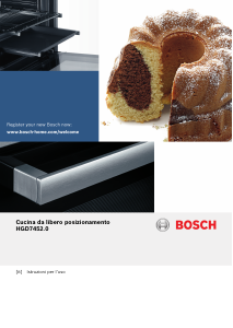 Manuale Bosch HGD745222N Cucina