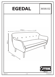 Hướng dẫn sử dụng JYSK Egedal Ghế sofa