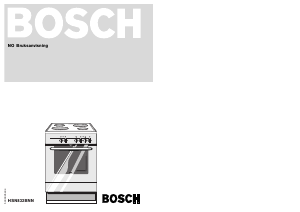 Bruksanvisning Bosch HSN832BNN Komfyr