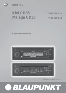 Brugsanvisning Blaupunkt Kiel CD25 Bilradio