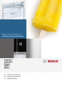 Manual de uso Bosch KIF41AF30 Refrigerador