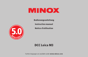 Bedienungsanleitung Minox DCC Leica M3 Digitalkamera