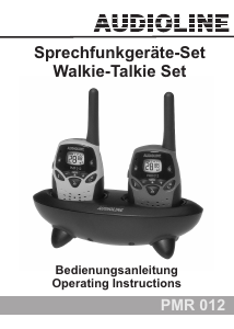 Handleiding Audioline PMR 012 Walkie-talkie