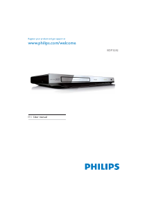 Manual Philips BDP3282 Blu-ray Player