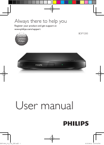 Handleiding Philips BDP1200 Blu-ray speler