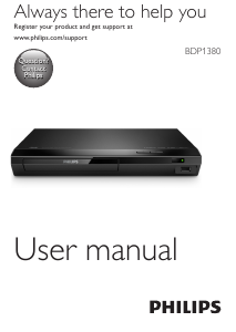 Manual Philips BDP1380 Blu-ray Player