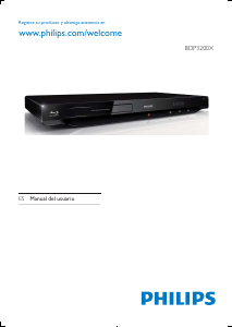 Manual Philips BDP3200X Blu-ray Player