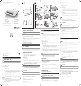 Handleiding Philips HD2395 Contactgrill