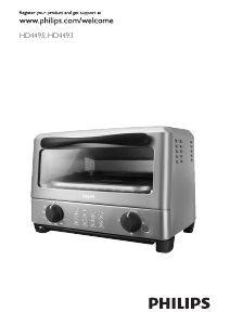 Manual Philips HD4493 Forno